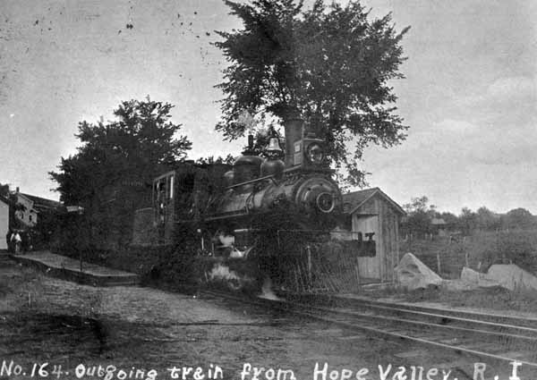 No. 164, Outgoing train from Hope Valley, Rhode Island