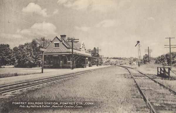 Pomfret Railroad Station, Pomfret, Center, Connecticut