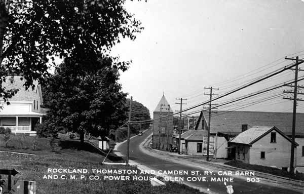 Rockland, Thomaston & Camden Street Railway Car Barn and Central Maine Power Company Power House - Glen Cove, Maine