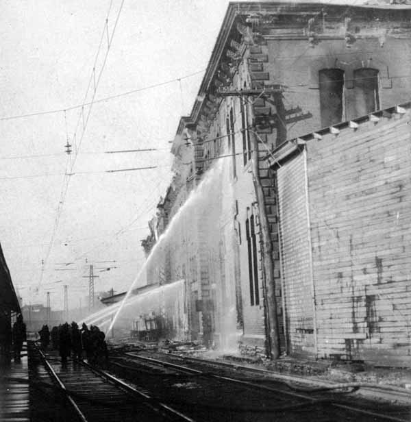 Fire at Hartford Union Station