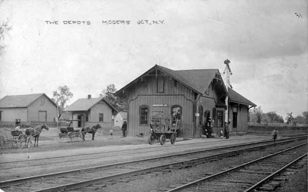 Railroad Station, Mooers Junction, New York