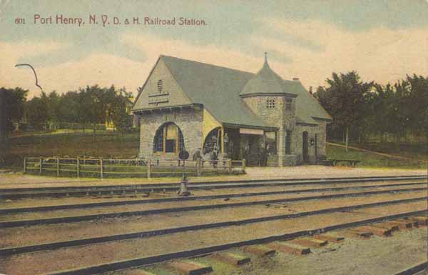 Port Henry, New York, Delaware & Hudson Railroad Station