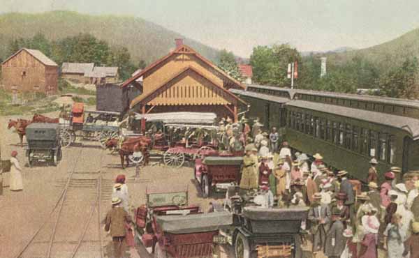 Delaware & Hudson Station, Riverside, Adirondacks