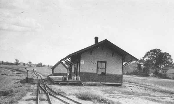 Railroad Station, China, Maine