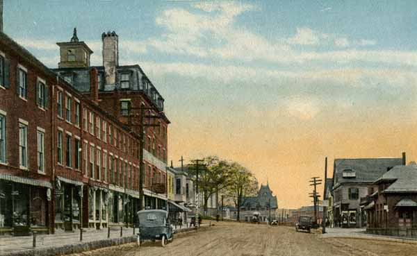 Main Street Railway Station - Market Square, Somersworth, New Hampshire
