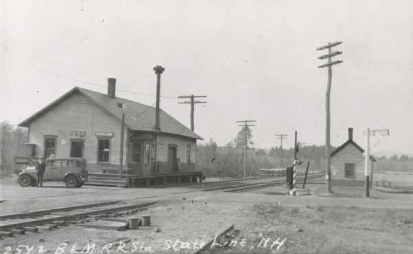 Boston & Maine Railroad Station, State Line, New Hampshire