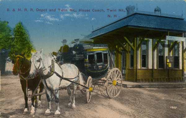 Boston & Maine Railroad Depot and Twin Mountain House Coach, Twin Mountain, New Hampshire