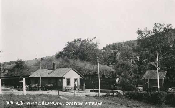 Waterloo, New Hampshire Station and Train