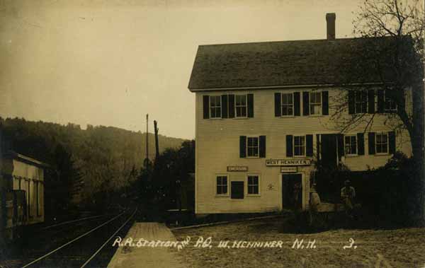 Railroad Station and Post Office, West Henniker, New Hampshire