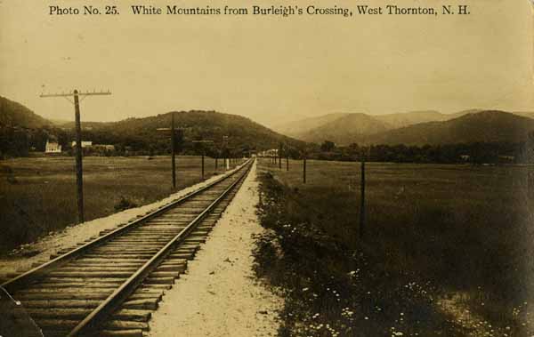 White Mountains from Burleigh's Crossing, West Thornton, New Hampshire