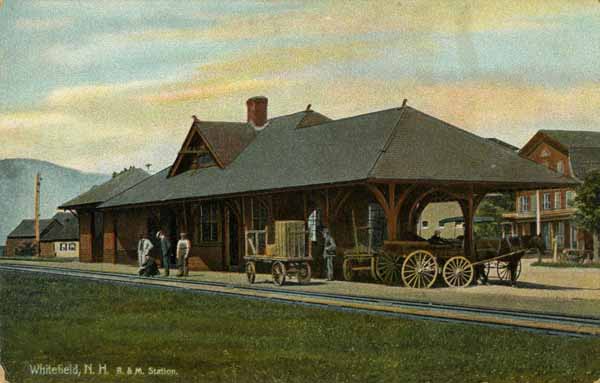 Whitefield, New Hampshire. Boston & Maine Station.