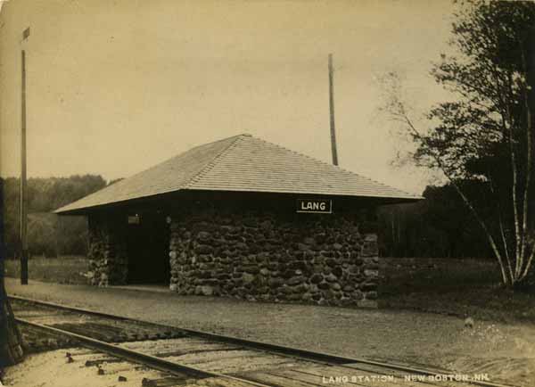 Lang station, New Boston, New Hampshire