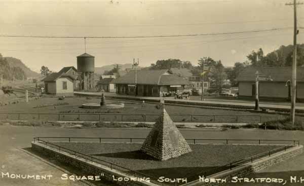 Monument Square, Looking South, North Stratford, New Hampshire