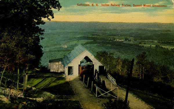 Goffstown, New Hampshire Incline Railway Station, Summit Mount Uncanoonuc