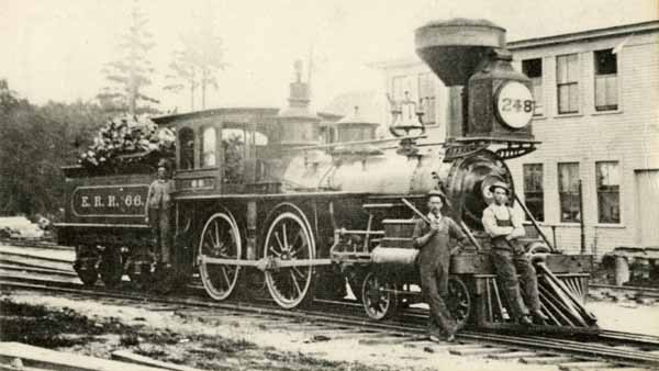 Eastern Railroad #66 at Wolfeboro Falls
