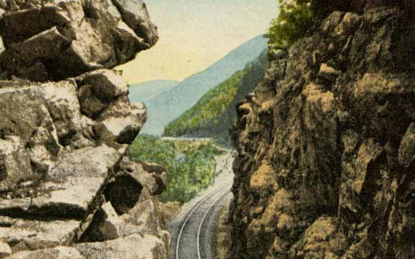 The Great Cut, Crawford Notch, White Mountains, New Hampshire