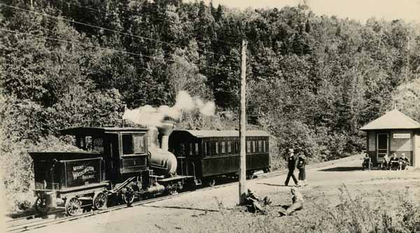 Mt. Washington Cog Railway, Marshfield Station. White Mountains, New Hampshire