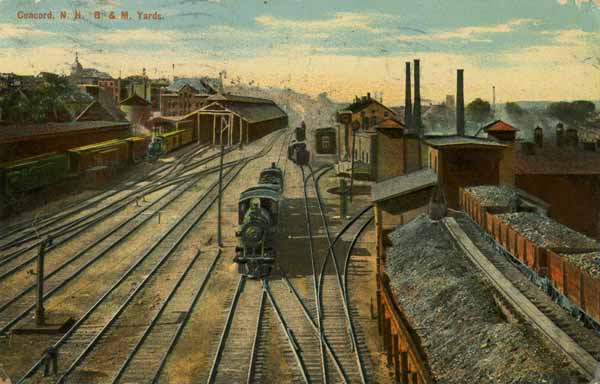 Concord, New Hampshire. Boston & Maine Yards