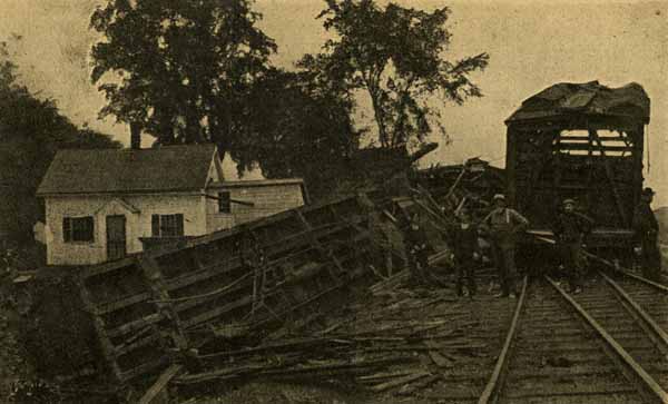 Boston & Maine. Railroad Wreck, Penacook, New Hampshire. July 28, 1906