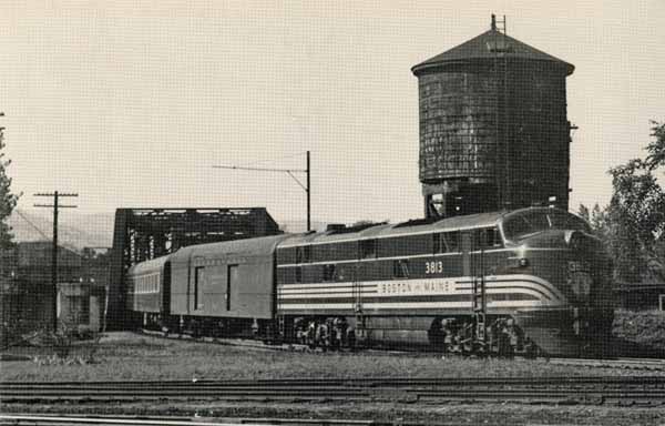 Boston & Maine crossing the Connecticut River at Bellows Falls