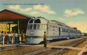 Flying Yankee Arriving at Old Orchard Beach, Maine