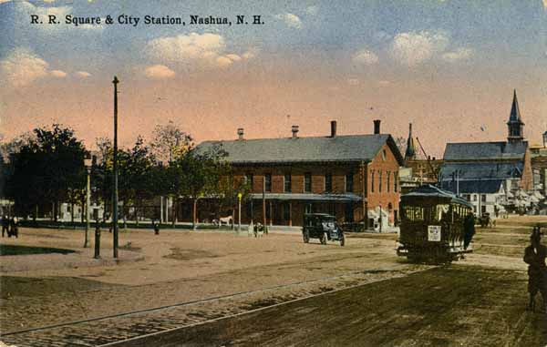 Railroad Square & City Station, Nashua, New Hampshire