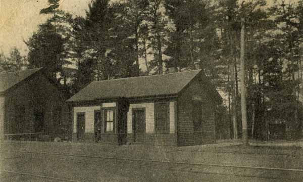 Hollis Depot as seen from the East