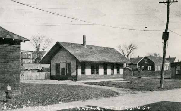 Railroad Station at Nashua, Otterson Street