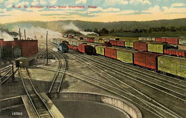 Boston & Maine Freight Yard, East Deerfield, Massachusetts