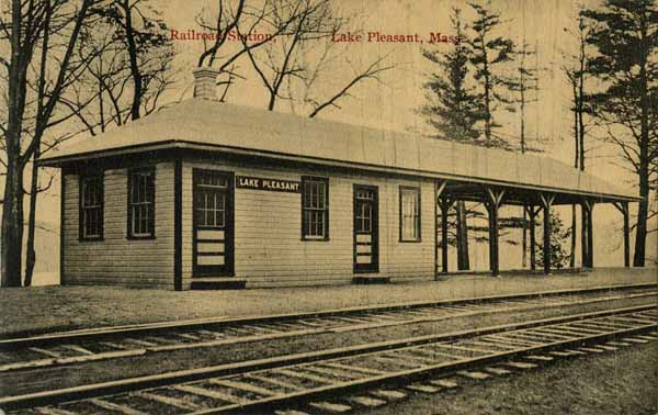 Railroad Station, Lake Pleasant, Massachusetts