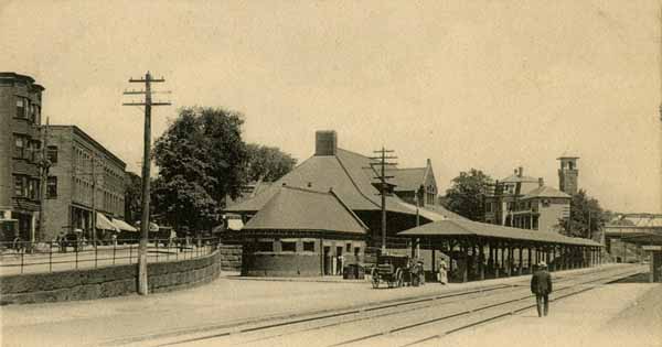 Railroad Station, Malden, Massachusetts