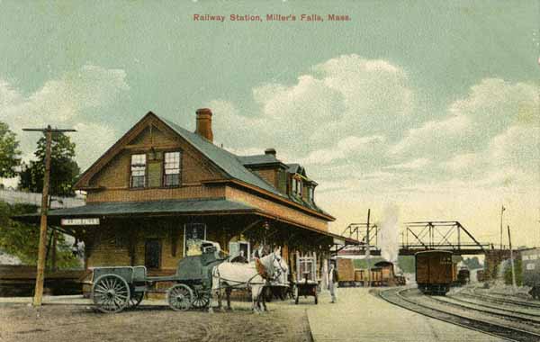 Railway Station, Miller's Falls, Massachusetts