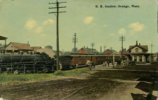 Railroad Station, Orange, Massachusetts