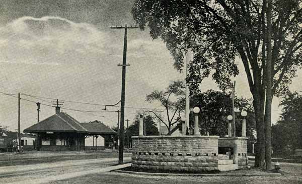 Band Stand and Railway Station, Shirley, Massachusetts