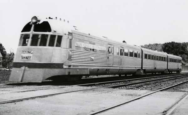 Flying Yankee at Wakefield Junction, Massachusetts