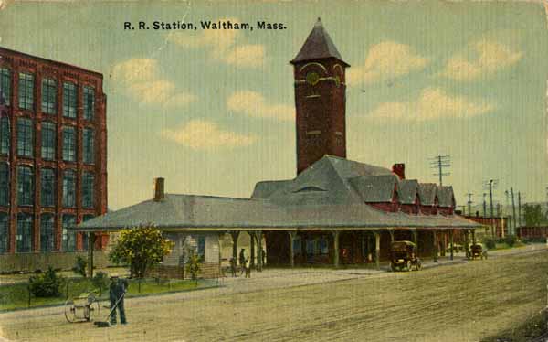 Railroad Station, Waltham, Massachusetts