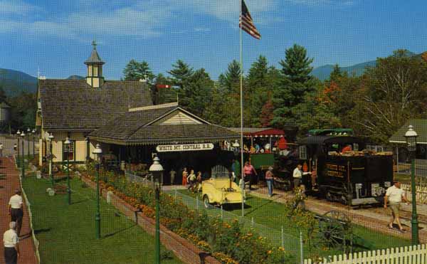 White Mt. Central Railroad Station at Clark's Trading Post