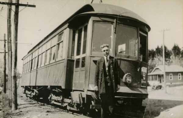 Manchester & Concord car at Hooksett