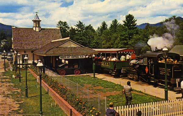 White Mt. Central Railroad Station at Clark's Trading Post