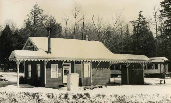 Wolfeboro Rail Road depot at Wakefield New Hampshire