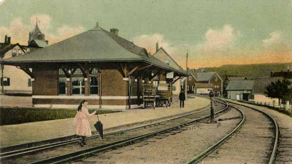 Railroad Station, Newport, New Hampshire