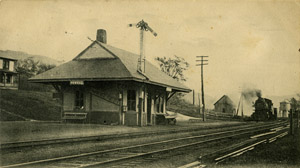 Over the Berkshire Range - Railroad Station, Pownal, Vermont
