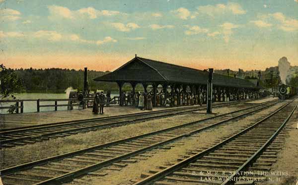 Boston & Maine Railroad Station, The Weirs, Lake Winnipesaukee, New Hampshire