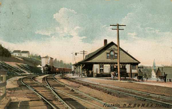 Franklin, New Hampshire. Boston & Maine Railroad Station