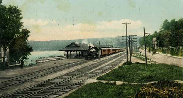 Railway Station, Weirs, Lake Winnipesaukee, New Hampshire