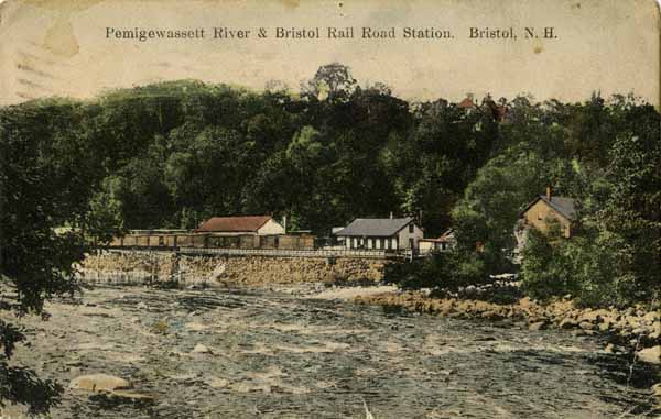 Pemigewasset River & Bristol Railroad Station, Bristol, New Hampshire