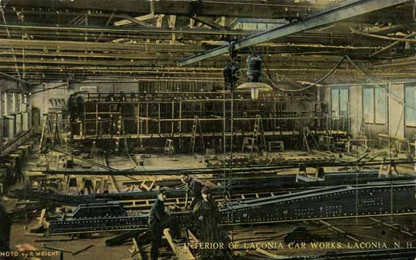 Interior of Laconia Car Works, Laconia, New Hampshire
