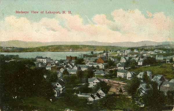 Birdseye View of Lakeport, New Hampshire