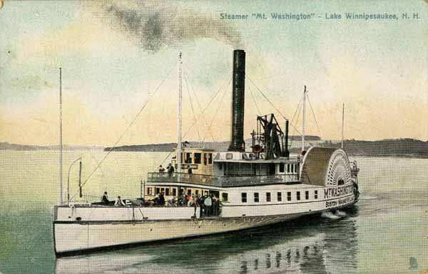 Steamer "Mt. Washington" - Lake Winnipesaukee, New Hampshire
