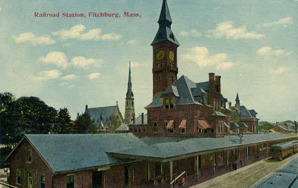 Railroad Station, Fitchburg, Massachusetts